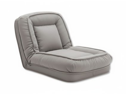 Relaxační polohovací křeslo LAZY SOFA, šedé s nastavitelným opěradlem