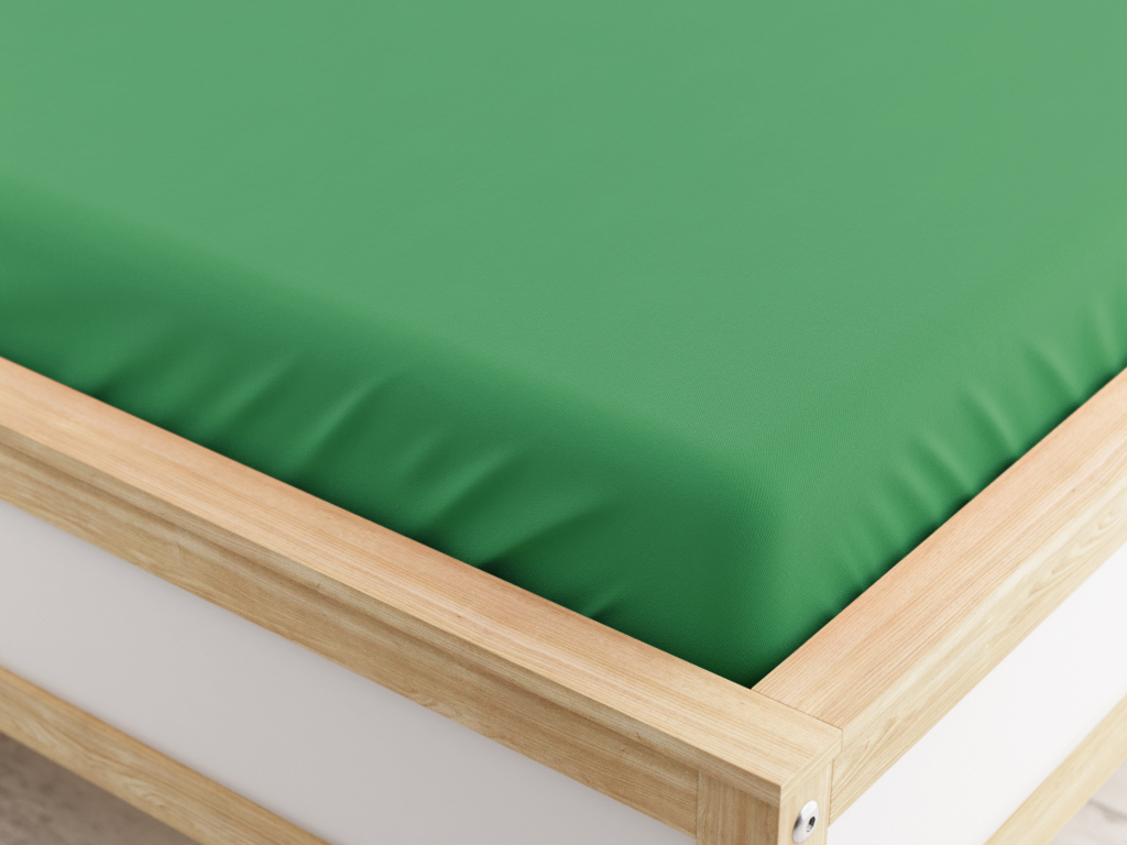 Levně Jersey prostěradlo MICRO zelené 180 x 200 cm