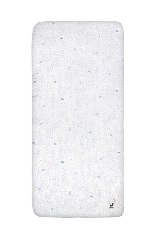 Levně Bellamy Dětské mušelínové prostěradlo FLAKES 90 x 200 cm