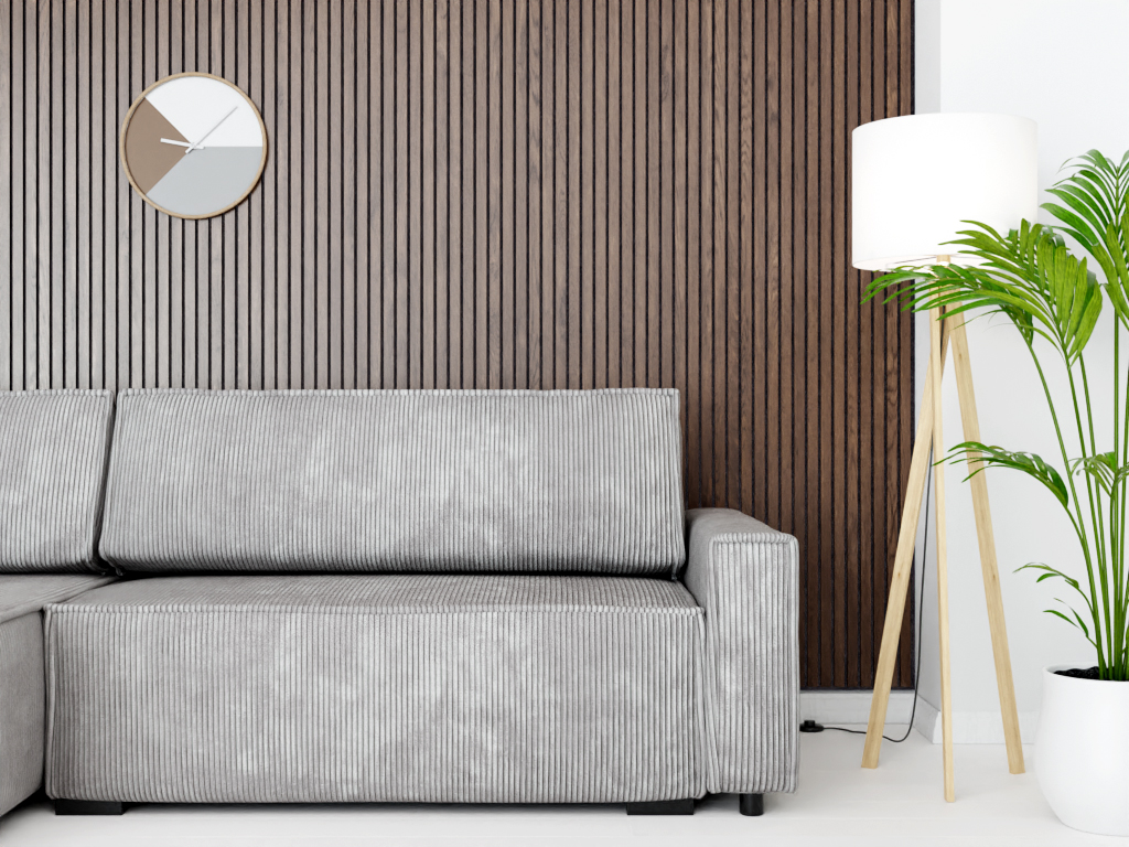 Levně Lamelový obklad ořech natural 240 x 60 cm (2 ks v balení)
