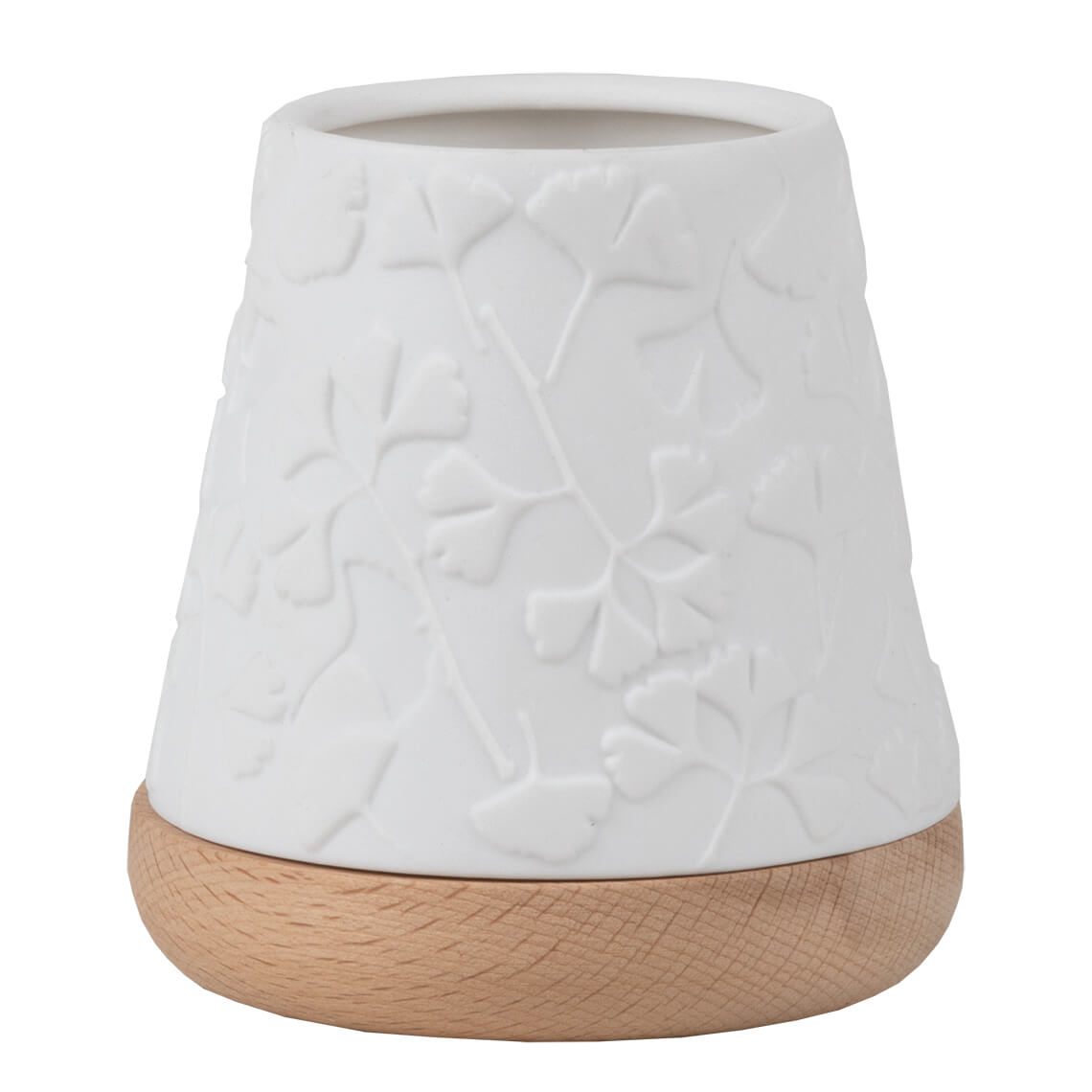 Levně Räder Bílý porcelánový svícen GINKGO