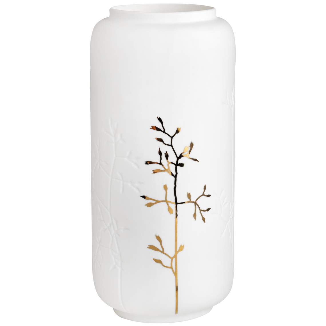 Levně Räder Bílá porcelánová váza GOLD TWIG