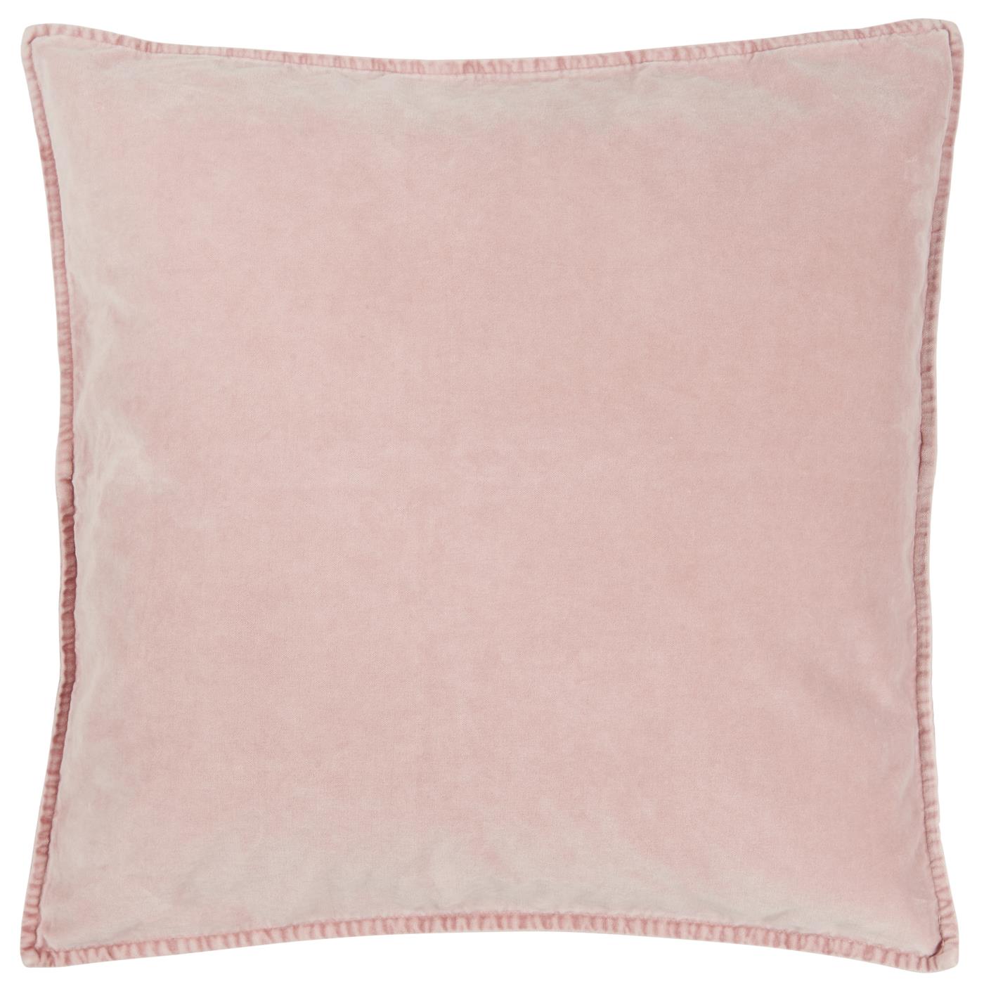 Levně IB Laursen Růžový sametový povlak na polštář ROSE SHADOW 52x52 cm