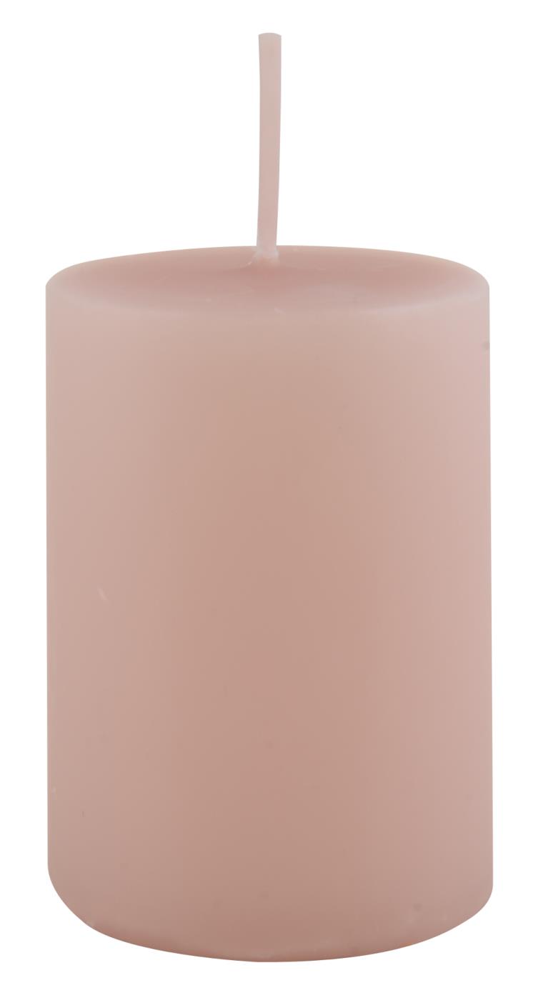 Levně IB Laursen Růžová sloupová svíčka ROSE QUARTZ 6cm