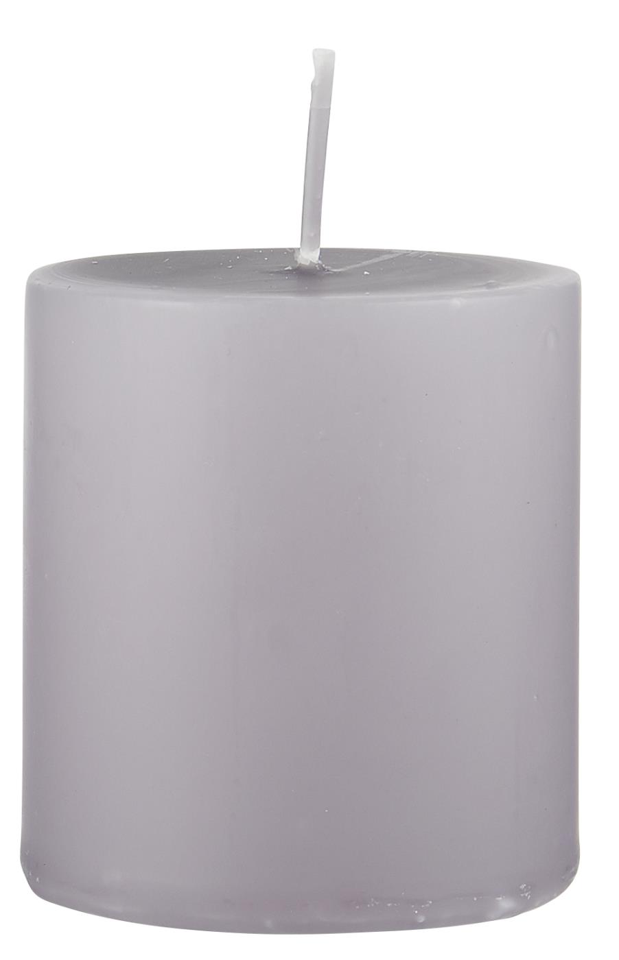 Levně IB Laursen Fialová sloupová svíčka DUSTY LILAC 7cm