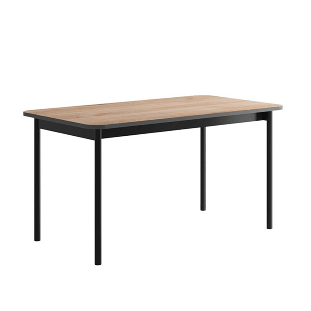 Levně Loftový jídelní stůl BERGEN BL140 s deskou v dekoru dub 140x80