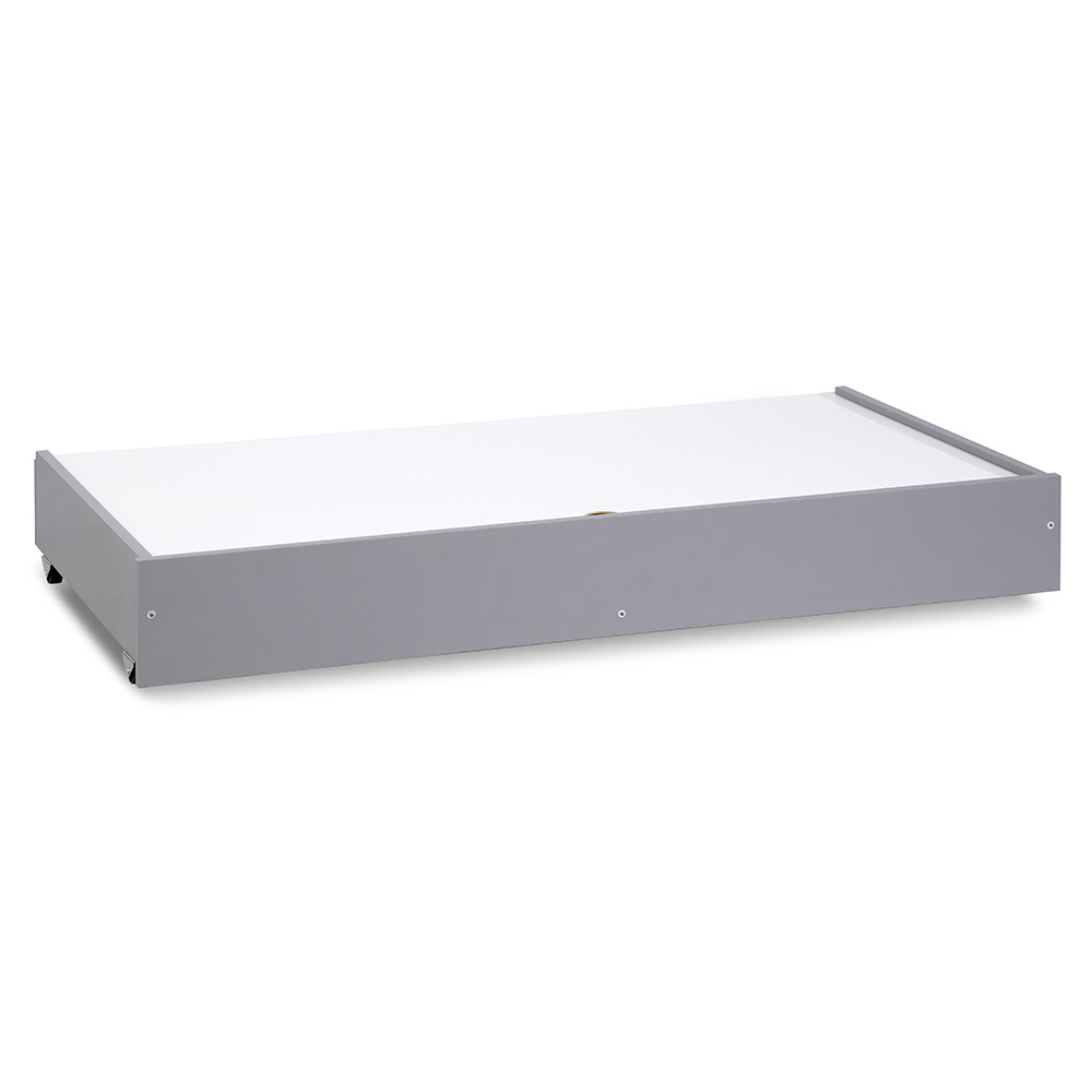 Levně Šedý dětský úložný box VALLE 60 x 120 cm