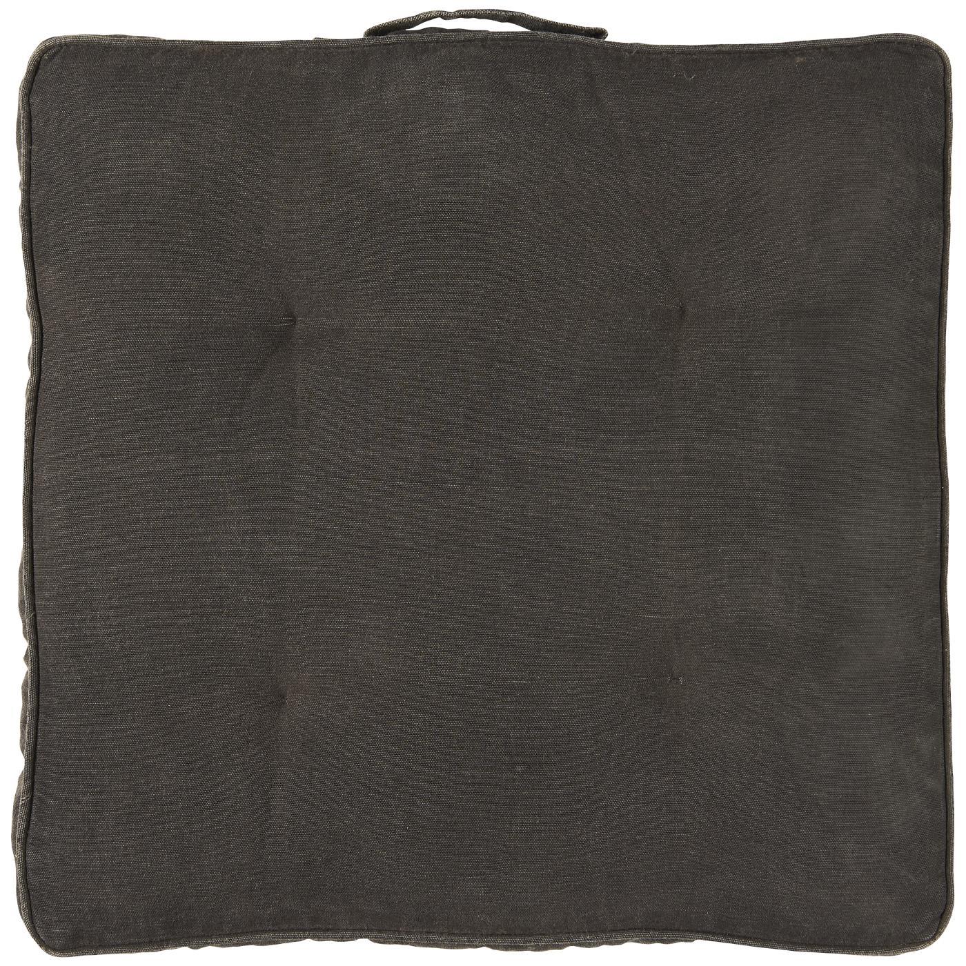 Levně IB Laursen Tmavě šedý podsedák FLOOR CUSION 45x45 cm