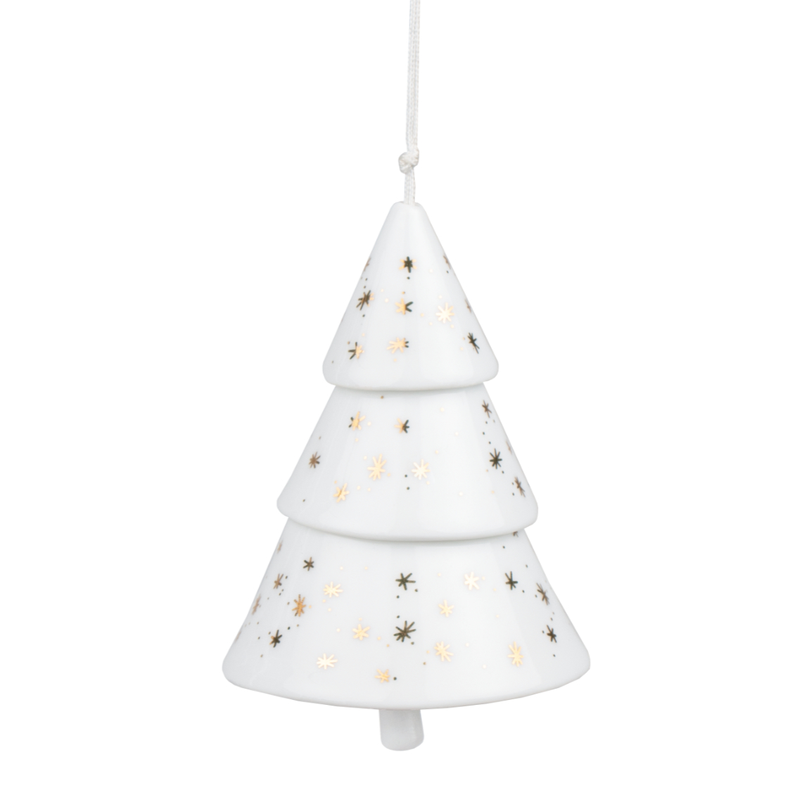Räder Závěsný porcelánový zvonek LITTLE GOLDEN STAR