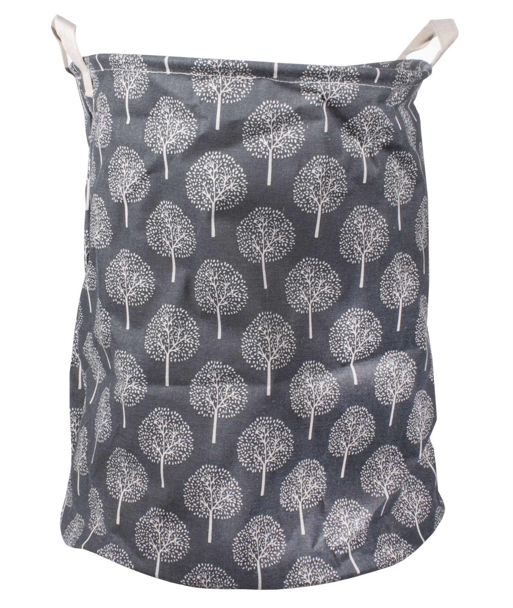 Šedý koš na hračky a prádlo VERA