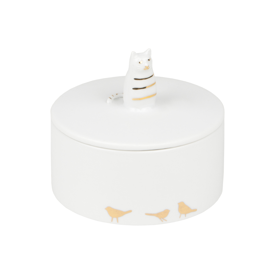 Levně Räder Bílá porcelánová krabička CAT