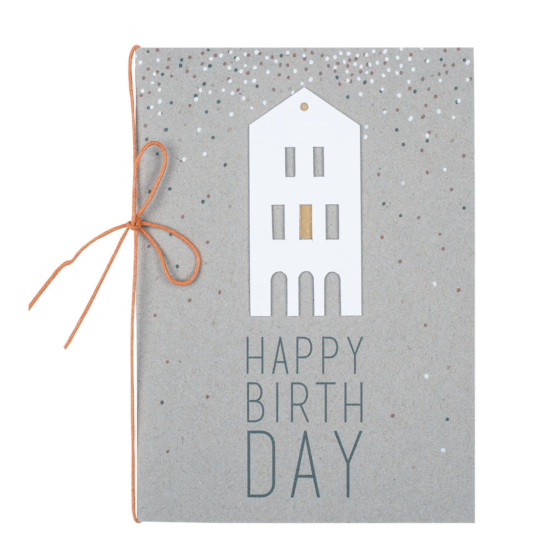 Levně Räder Papírové přání k narozeninám LITTLE HOUSE HAPPY BIRTHDAY