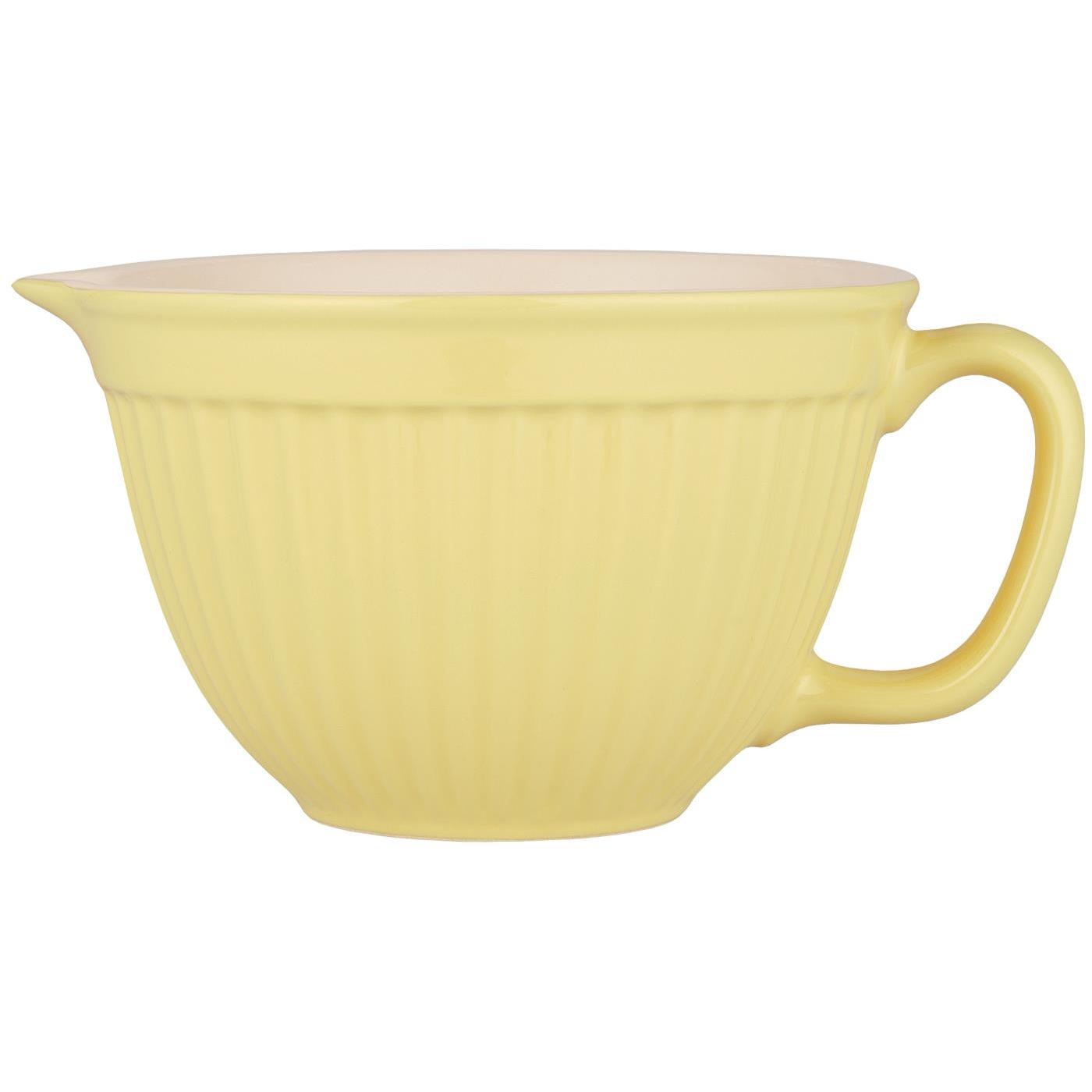 Levně IB Laursen Žlutá keramická mísa na těsto MYNTE LEMONADE