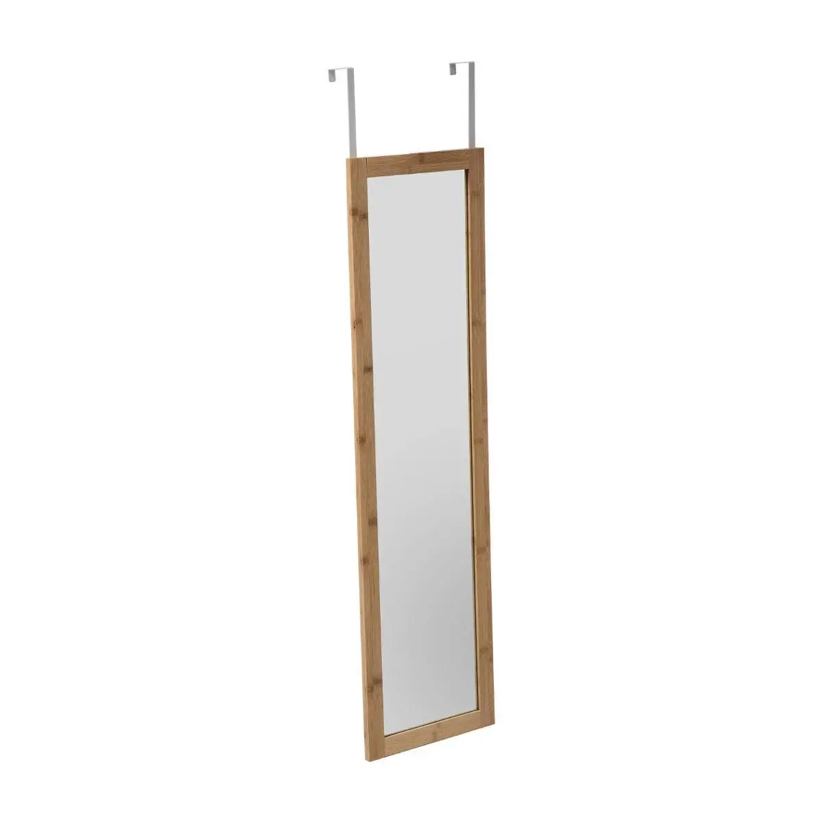 Levně Závěsné bambusové zrcadlo na dvěře DOOR 30x110 cm