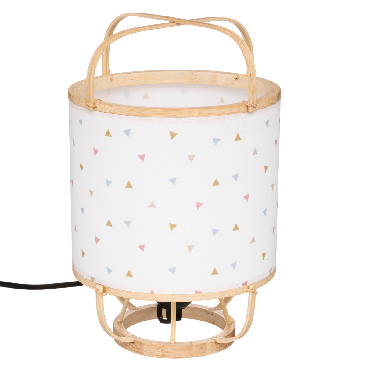 Levně Dětská bambusová lampa HARLEQUIN