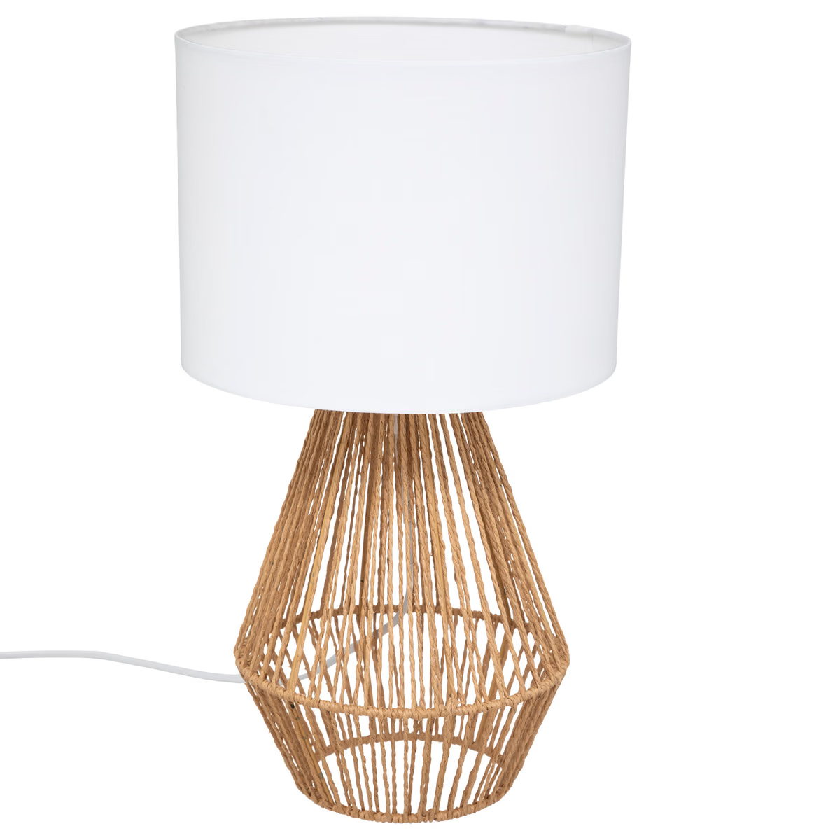 Levně Bílá stolní lampa LILAC