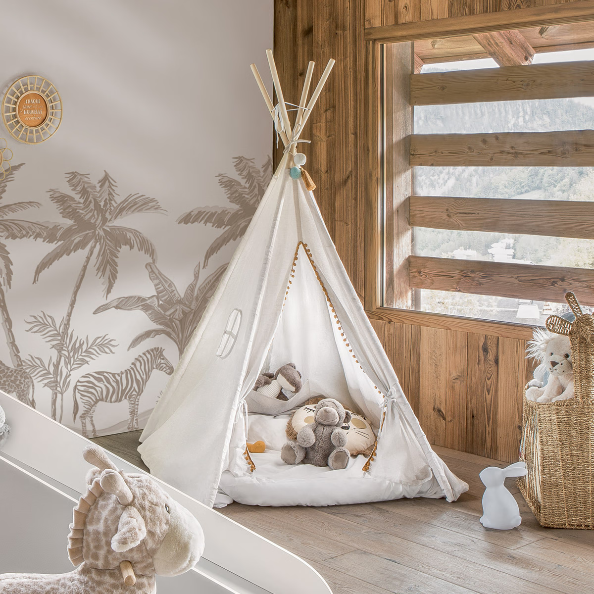 Bílé dětské teepee WAPI (obrázek 2)