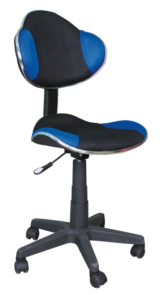 Levně Modro-černá kancelářská židle Q-G2