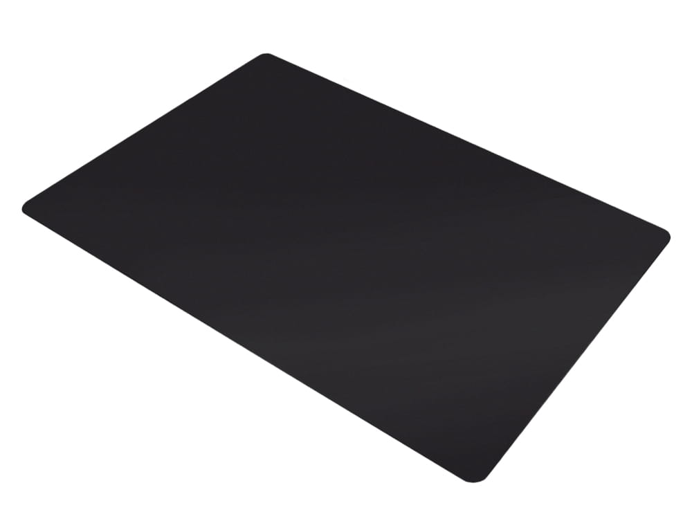 Levně Černá plastová podložka pod židli 100 x 140 cm