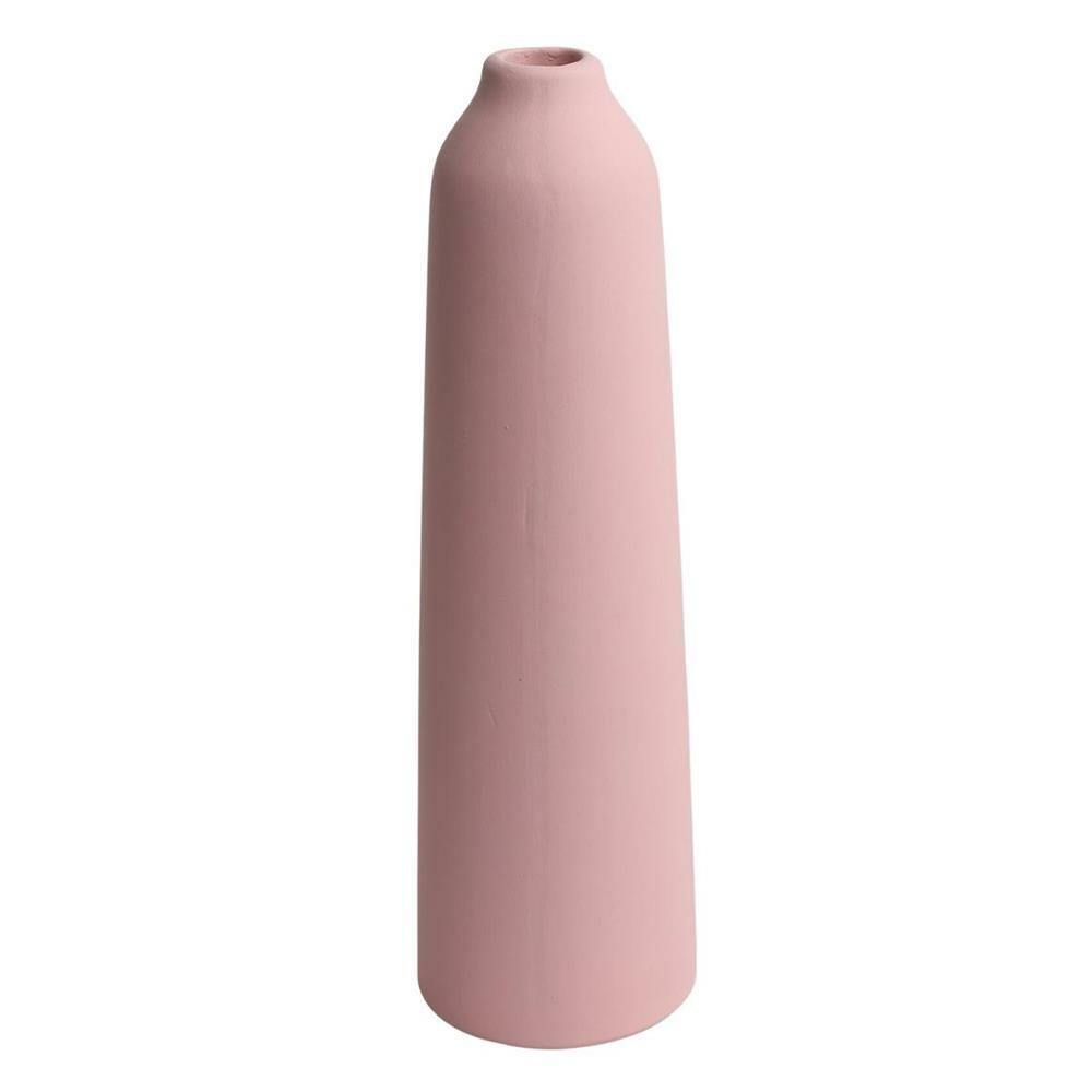 Levně Růžová terakotová váza DEBBIE 31 cm