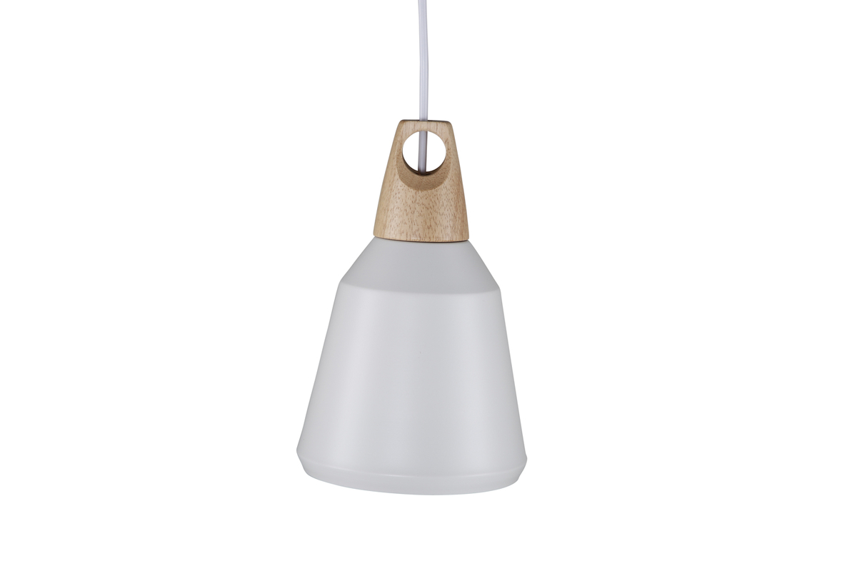 Levně Bílá závěsná lampa NAO