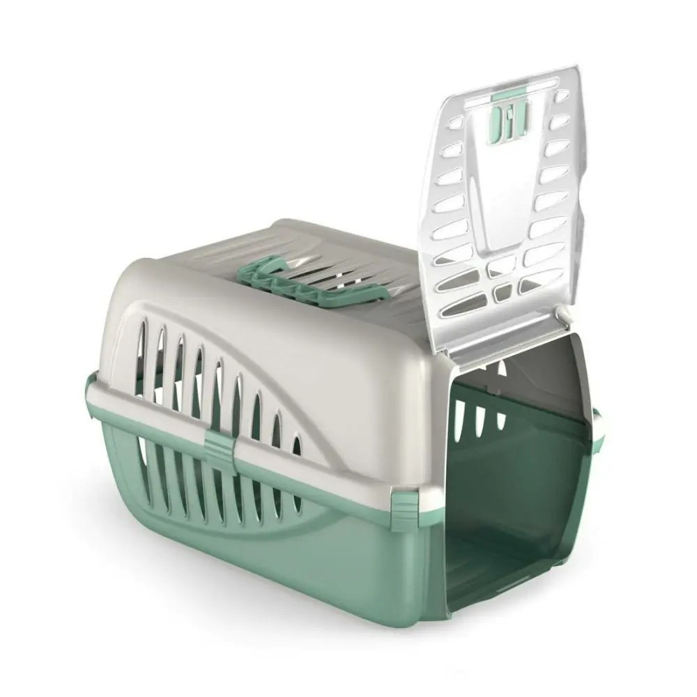 Transportní přepravka pro psa/kočku ROAD, zelená