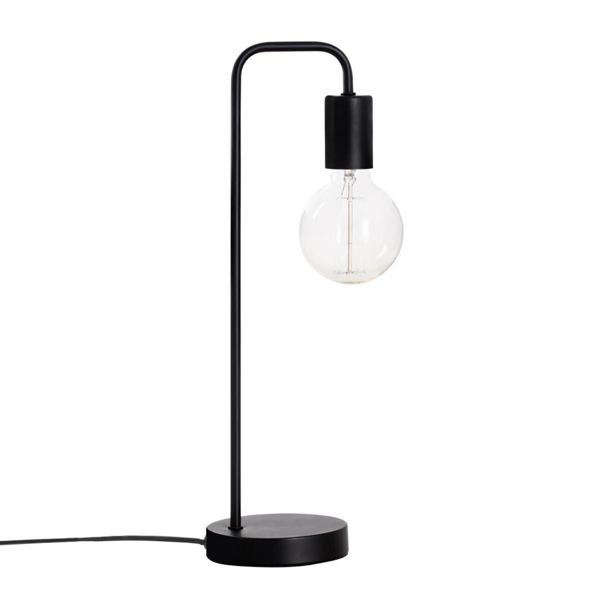 Levně Černá stolní lampa KELI
