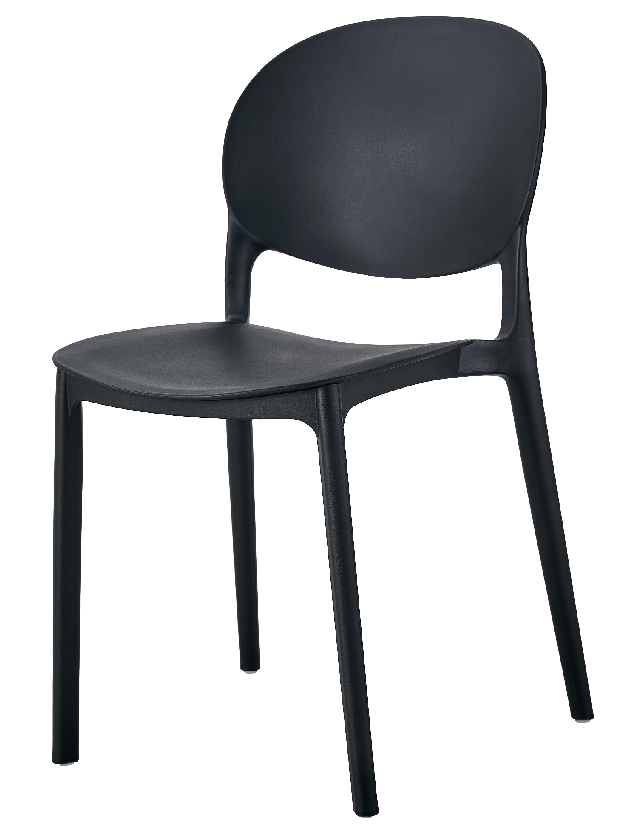 Černá plastová židle RAWA (obrázek 3)