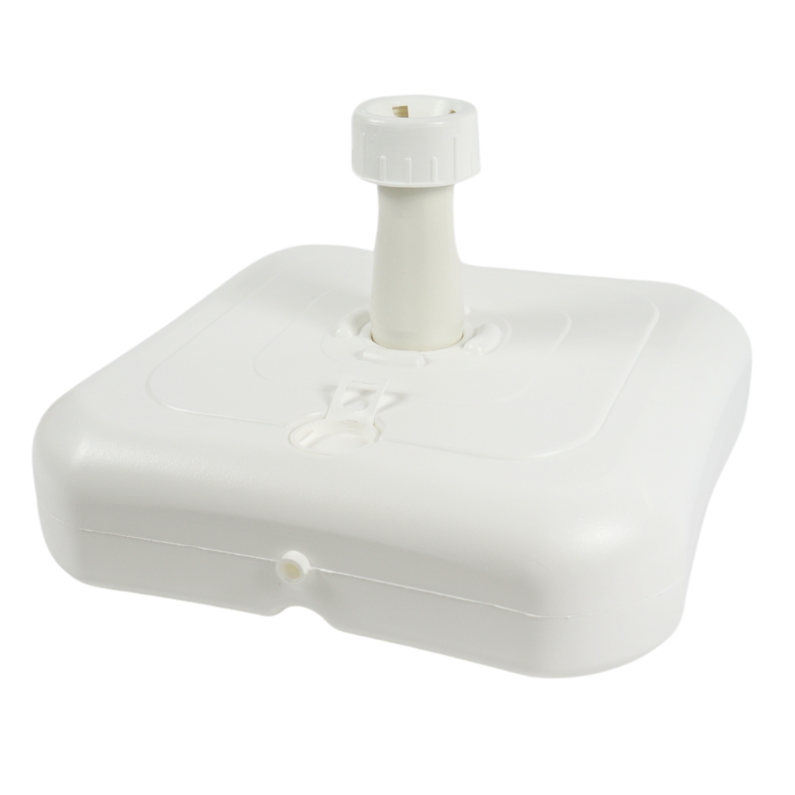 Plastový stojan na slunečník ZEPHY, bílá