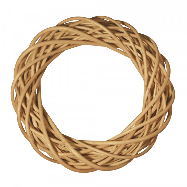 Levně Proutěný věnec LOOP Ø25 cm přírodní