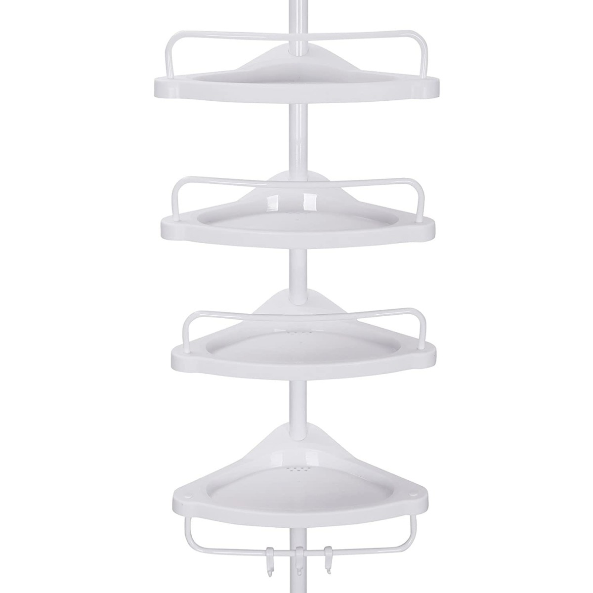 Teleskopická police do koupelny BLAKO, bílá