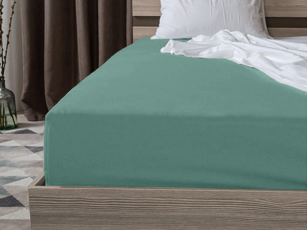 Levně Jersey prostěradlo EXCLUSIVE mentolové 90x200cm, 100% bavlna