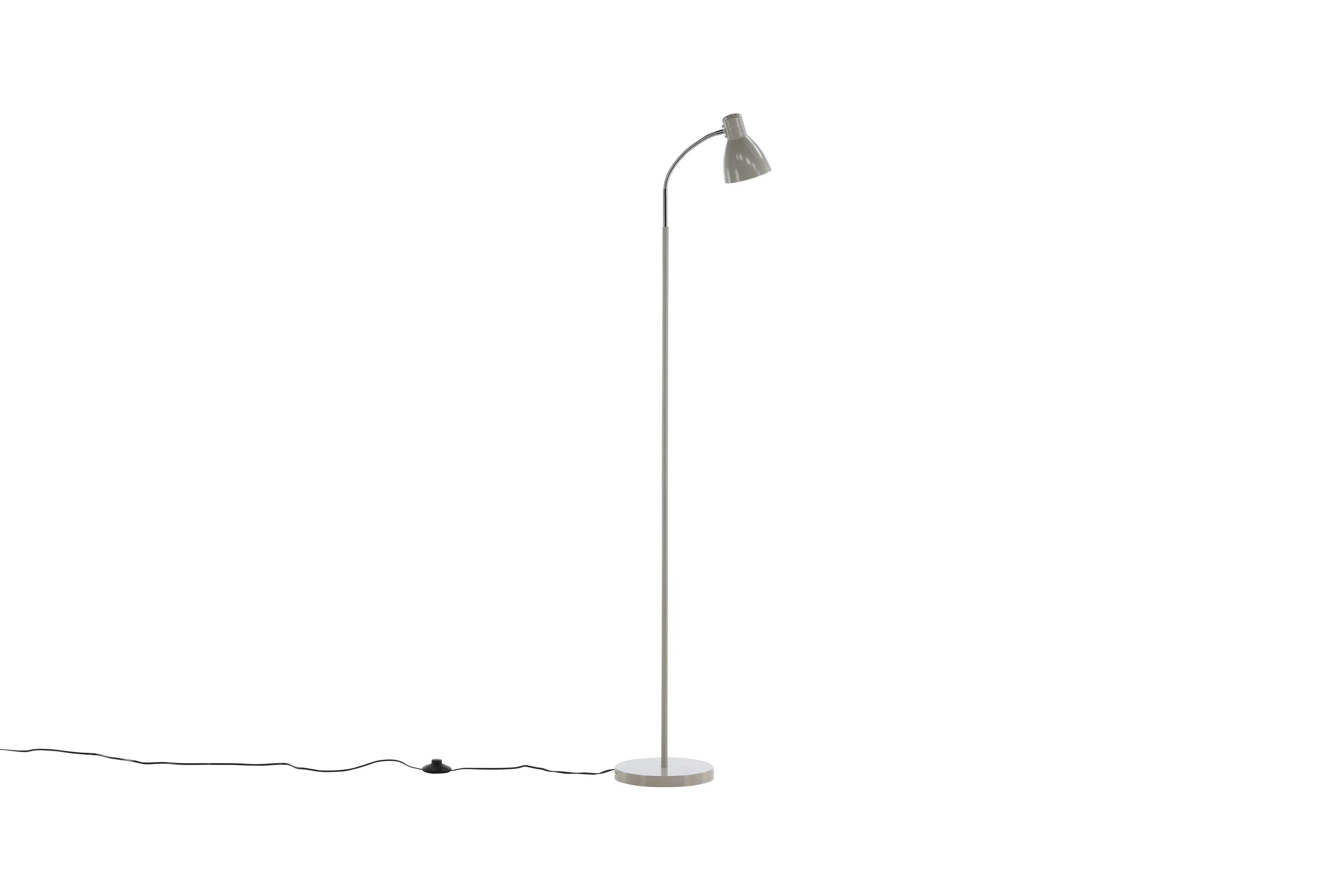 Levně Béžová stojací lampa LINA, 150 cm