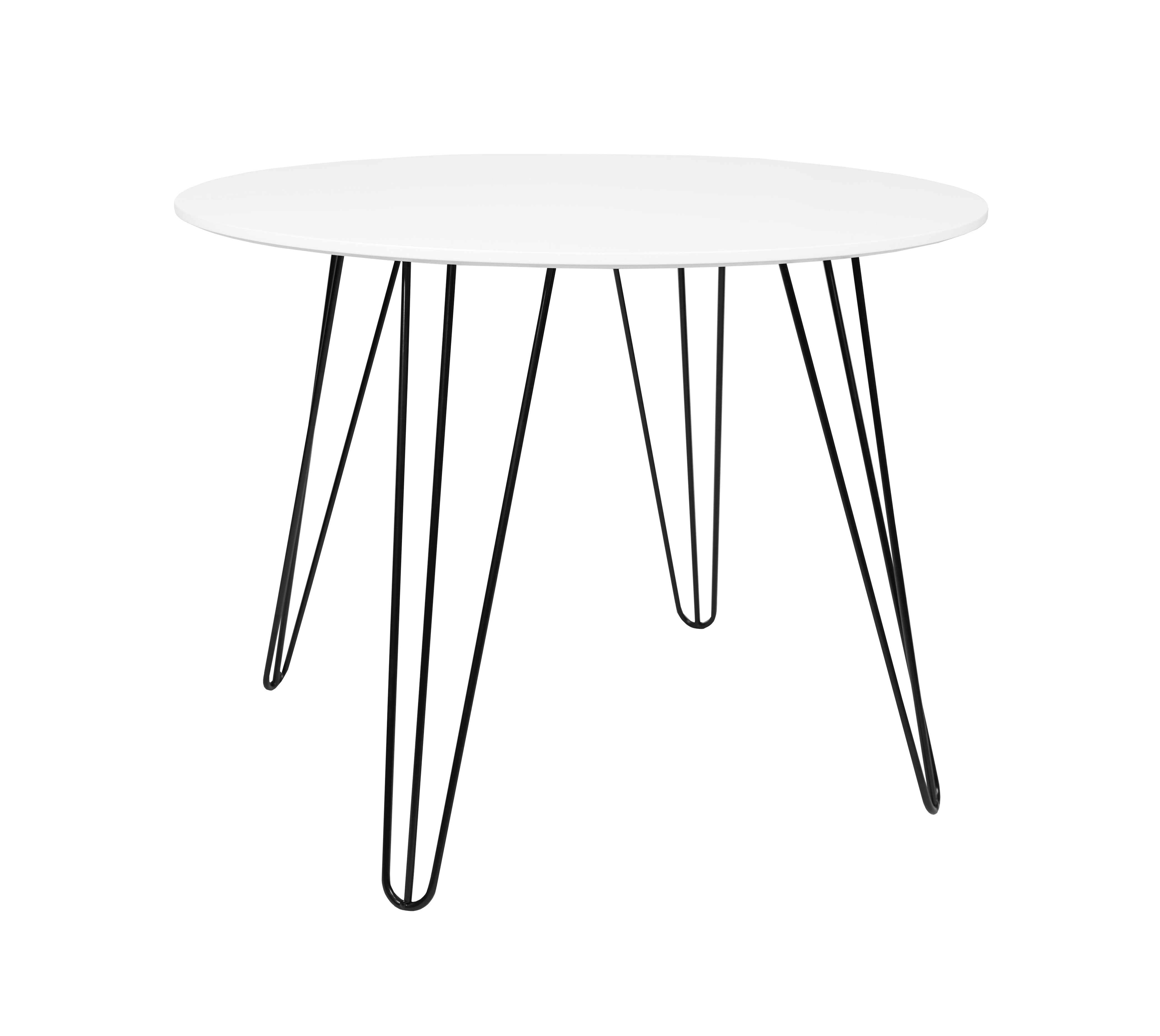 Kulatý JíDelní StůL Harry 90X90, BíLý-image