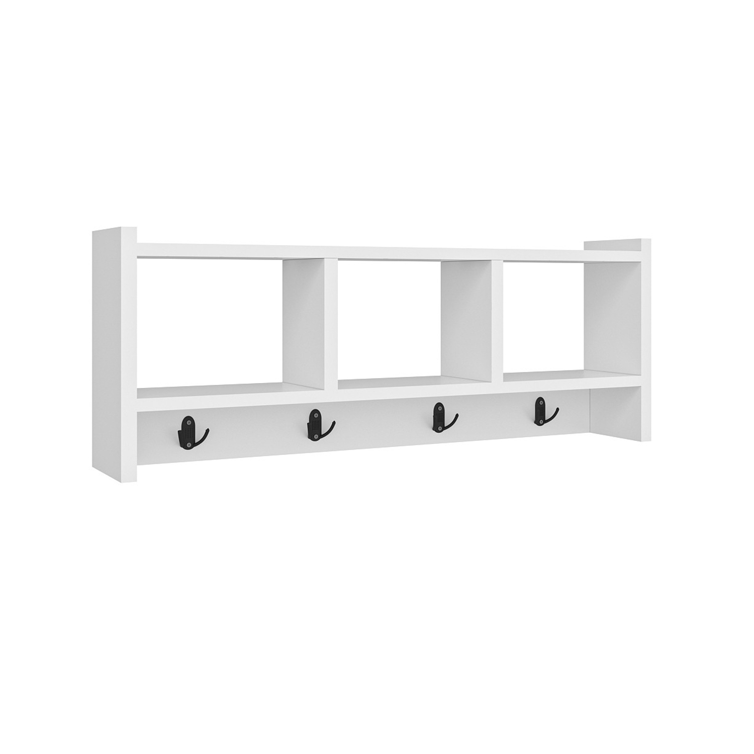 Nástěnný věšák SORELI, bílý