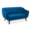 Modrá 2místná pohovka ELITE 2 VELVET