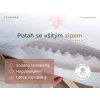 Profilovaná matrace DELUXE 160 x 200 cm, výška 10 cm pro lepší oporu