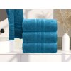 Ručník Comfort 50 x 100 cm azurový, 100% bavlna do moderní koupelny
