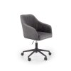 Šedé kancelářské křeslo MARIBO VELVET