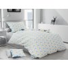Bavlněné povlečení MELYNA bílé + povlak na polštářek 40 x 50 cm zdarma