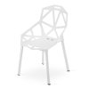 3407 krzeslo ESSEN biale lewy skos gora czarne stopki