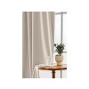 Béžové zatemňovací závěsy VELVET 140x250 cm na kovových kroužcích