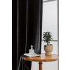 Moderní zatemňovací závěsy VELVET černé 140x250 cm s kovovými kroužky