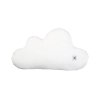 Sametový dekorační polštářek CLOUD SNOW ve tvaru obláčku