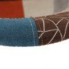 Stylové barevné křeslo PATCHWORK TOBO 4 NEW s grafickým designem