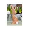 Přírodní velikonoční zajíc BUNNY POM – mangové dřevo, více velikostí