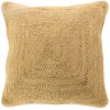 Dekorační polštářek RANA 45x45 cm z přírodní juty v béžové barvě