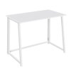 Skládací bílý psací stůl ZARIMO 80 x 40 cm – ideální do malých prostor