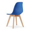 Minimalistická židle KITO modrá vhodná do kuchyně i kanceláře
