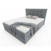 Čalouněná postel boxspring DIRELIS TRINITY 180x200 cm šedá do moderní ložnice